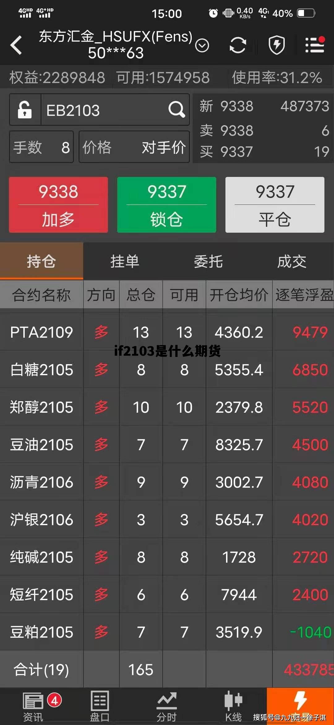 if2103是什么期货 if2106期货什么意思 if2103是什么期货 if2106期货什么意思