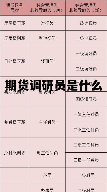 期货调研员是什么 期货研究员是做什么的